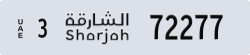 sharjah - code - 3 - number -72277