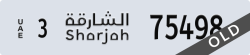 sharjah - code - 3 - number -75498