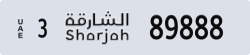sharjah - code - 3 - number -89809
