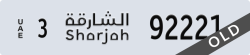 sharjah - code - 3 - number -92221