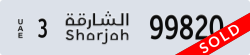 sharjah - code - 3 - number -99820