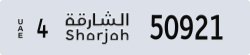 sharjah - code - 4 - number -50921