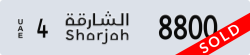 sharjah - code - 4 - number -8800