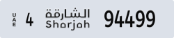 sharjah - code - 4 - number -94499