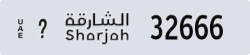 sharjah - code - _ - number -32666