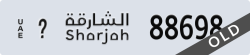 sharjah - code - _ - number -88698