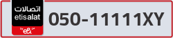  - code - 050 - number -11111XY