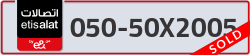  - code - 050 - number -50X2005