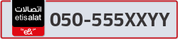  - code - 050 - number -555XXYY