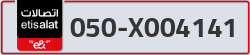  - code - 050 - number -X004141
