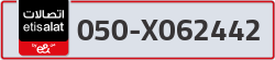  - code - 050 - number -X062442