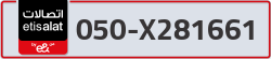  - code - 050 - number -X281661