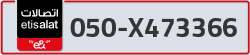  - code - 050 - number -X473366