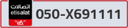  - code - 050 - number -X691111
