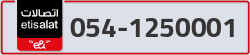  - code - 054 - number -1250001