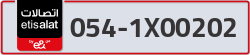  - code - 054 - number -1X00202