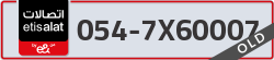  - code - 054 - number -7X60007