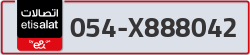  - code - 054 - number -X888042