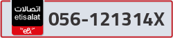  - code - 056 - number -121314X