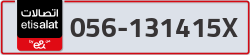  - code - 056 - number -131415X