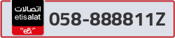  - code - 058 - number -888811Z