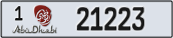 abu dhabi - code - 1 - number -21223