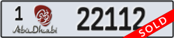 abu dhabi - code - 1 - number -22112