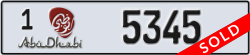 abu dhabi - code - 1 - number -5345