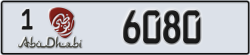 abu dhabi - code - 1 - number -6080