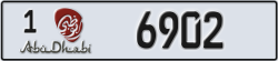 abu dhabi - code - 1 - number -6902