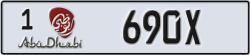 abu dhabi - code - 1 - number -690X