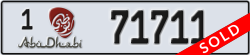 abu dhabi - code - 1 - number -71711