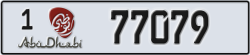 abu dhabi - code - 1 - number -77079