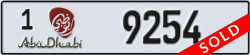 abu dhabi - code - 1 - number -9254