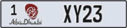 abu dhabi - code - 1 - number -XY23