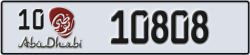abu dhabi - code - 10 - number -10808
