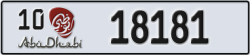 abu dhabi - code - 10 - number -18102