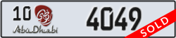 abu dhabi - code - 10 - number -4049