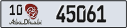 abu dhabi - code - 10 - number -45061