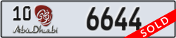 abu dhabi - code - 10 - number -6644