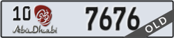 abu dhabi - code - 10 - number -7676
