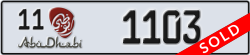 abu dhabi - code - 11 - number -1103