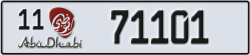abu dhabi - code - 11 - number -71101