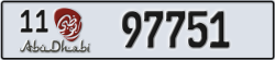 abu dhabi - code - 11 - number -97751