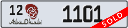 abu dhabi - code - 12 - number -1101