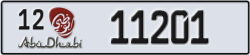 abu dhabi - code - 12 - number -11201