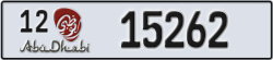 abu dhabi - code - 12 - number -15262