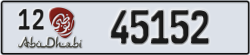 abu dhabi - code - 12 - number -45152