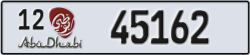 abu dhabi - code - 12 - number -45162