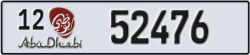 abu dhabi - code - 12 - number -52476
